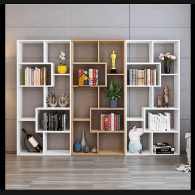 Kệ chữ U, kệ sách, kệ trang trí, decor 5 tầng đẹp mắt