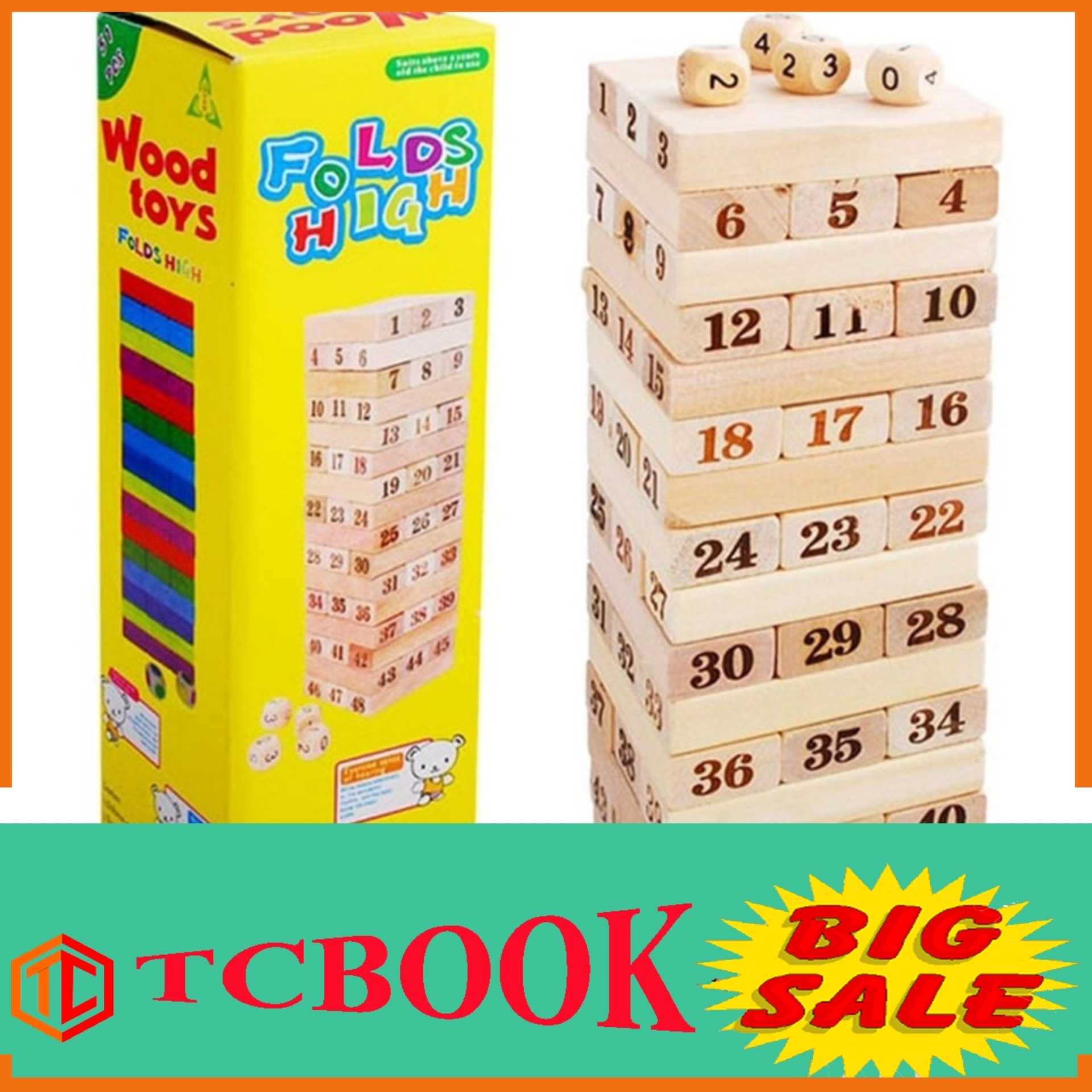 Rút Gỗ MÀU VÀ SỐ LOẠI LỚN-Bộ Đồ Chơi Rút Gỗ Loại To Thanh Gỗ Nhẵn Mịn Khắc Số Sắc Nét Hàng Cao Cấp