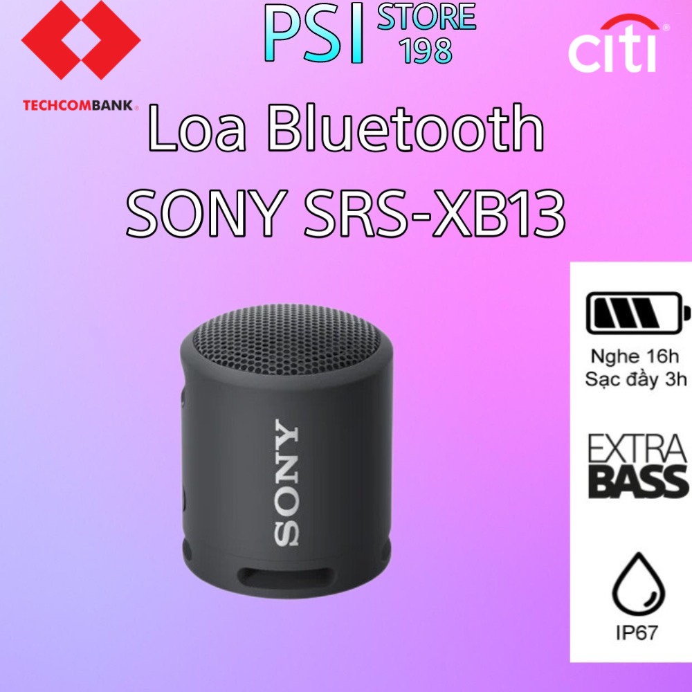 loa bluetooth sony xb13 chính hãng nguyên seal