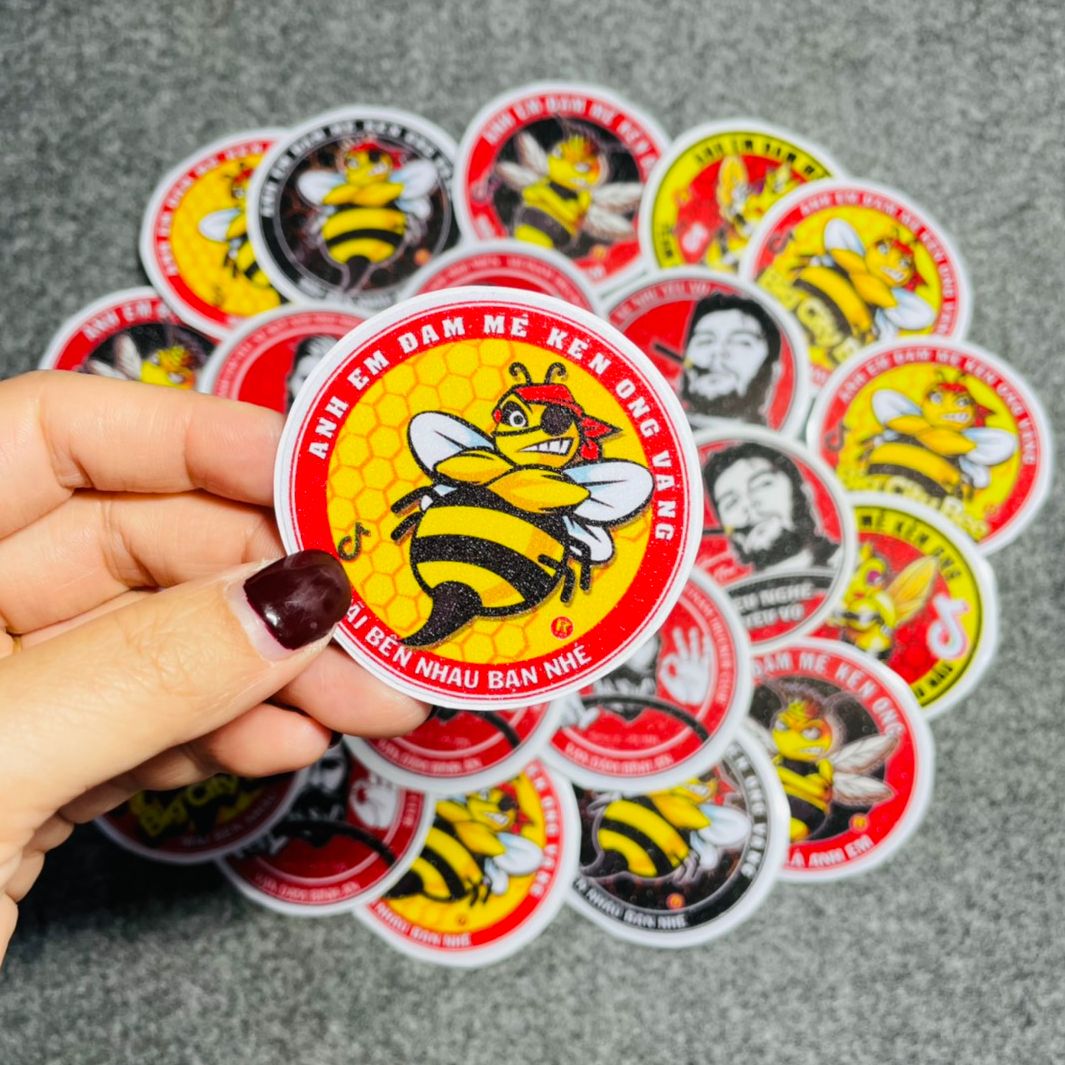 15 LOGO các Hội Kèn Ong vàng, CLB Yêu Xe [Kích thước 5.5cm CB4]