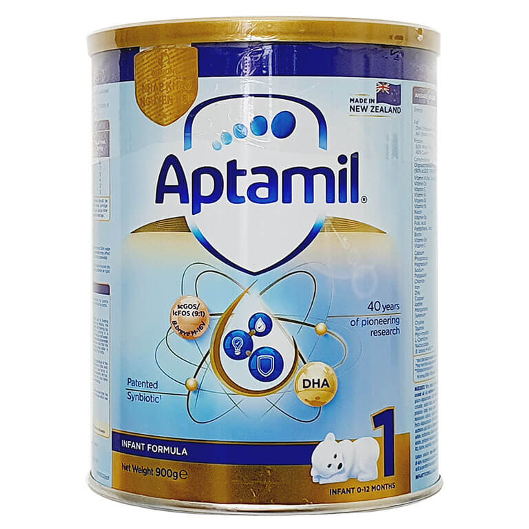 Sữa Aptamil New Zealand số 1 900g 0-12 tháng