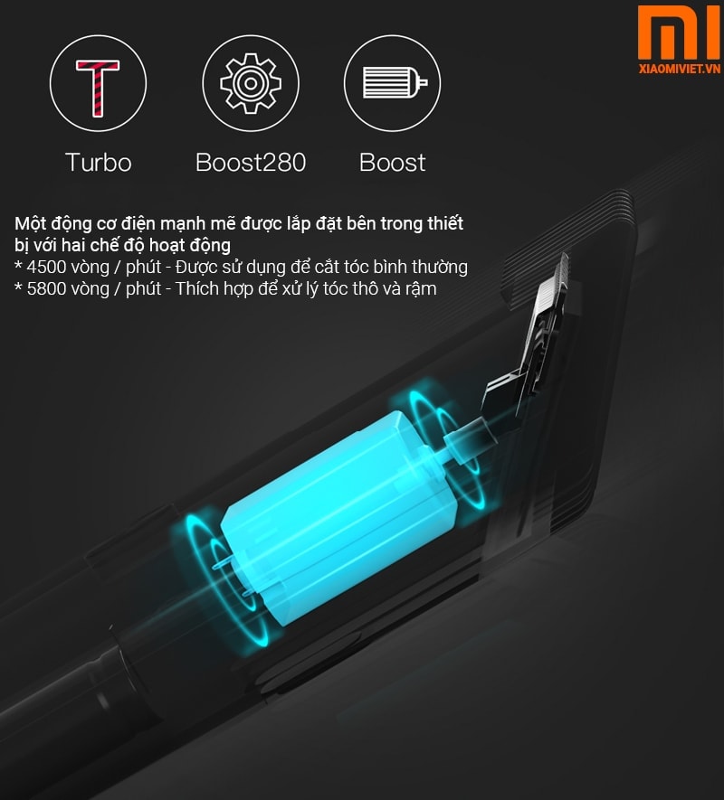 Tông Đơ Cắt Tóc Xiaomi ENCHEN Boost công suất 5w - máy cắt tóc gia Tông Đơ Cắt Tóc Xiaomi ENCHEN Boost công suất 5w - máy cắt tóc gia