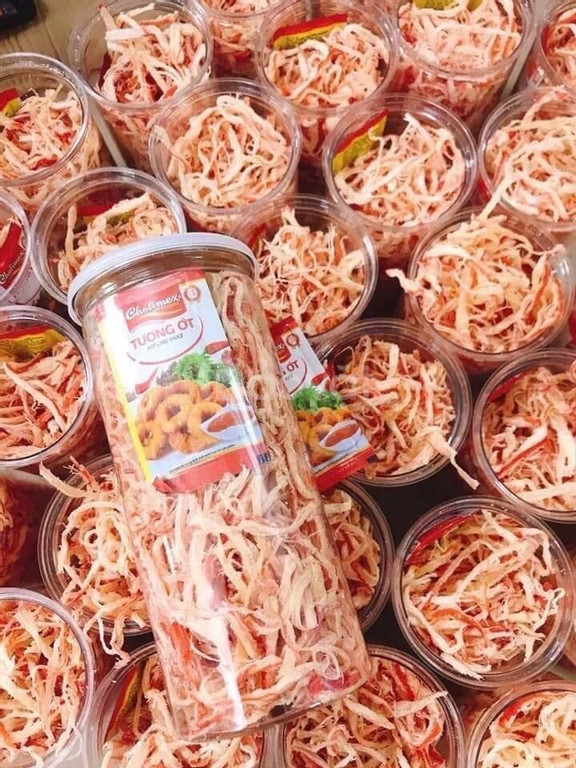 Mực tẩm xé sợi ăn liền 300g