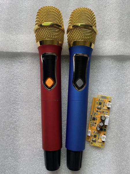  MICRO shuree ugx không dây kèm mic mạch nhà máy 2 màu  uhf chống hú 60% loa 