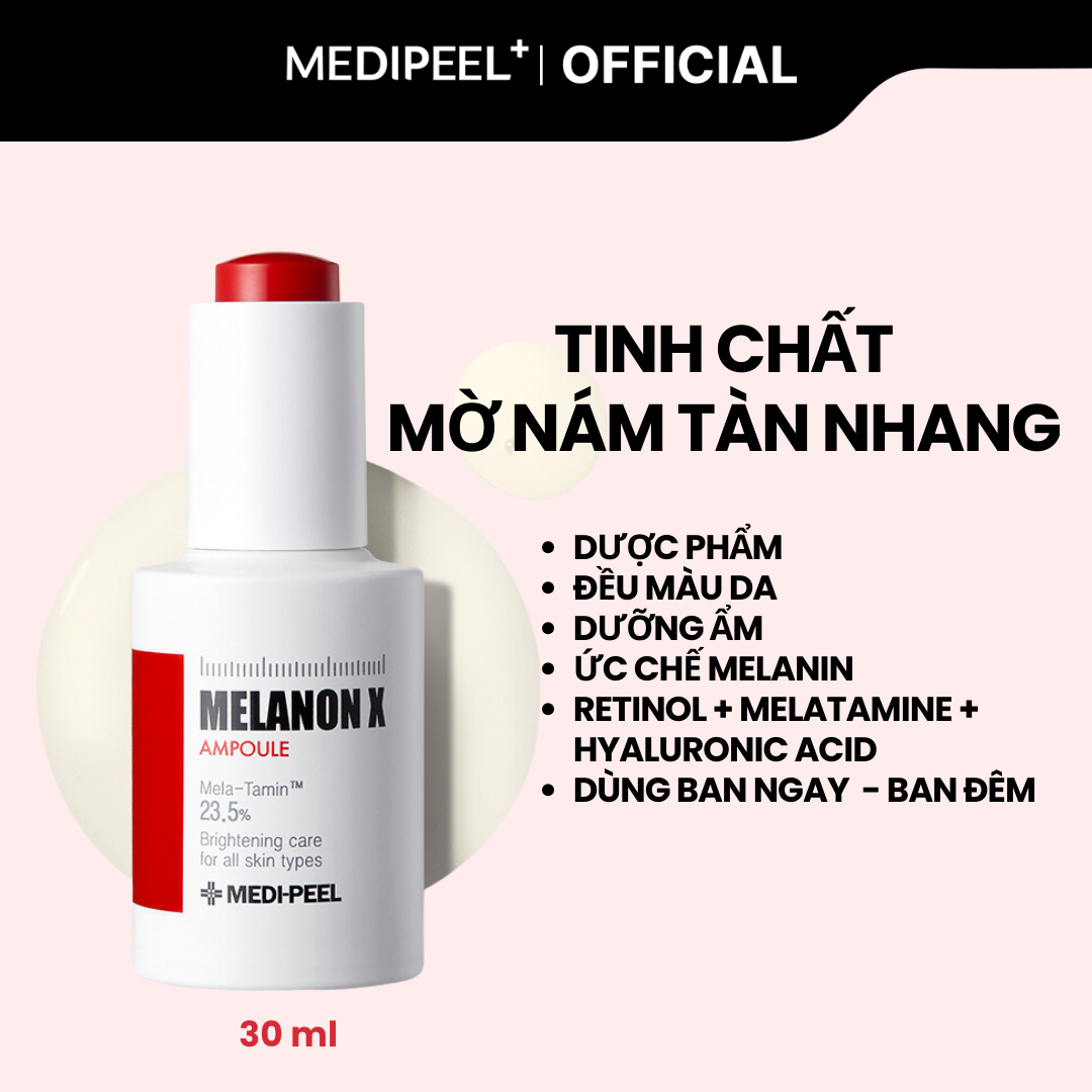 [MEDIPEEL Official][SÁNG DA] Tinh Chất Trắng Da Melanon X Ampoule 30ml (Serum sáng da, Serum melnanin, Ampoule dưỡng cấp ẩm cho da, Ampoule dưỡng da, Ampoule cấp ẩm, Ampoule dưỡng làm trắng da)