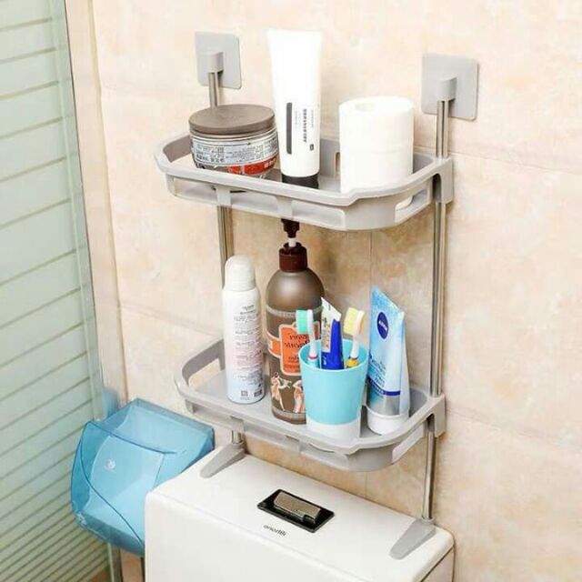 Kệ 2 tầng trên tolet