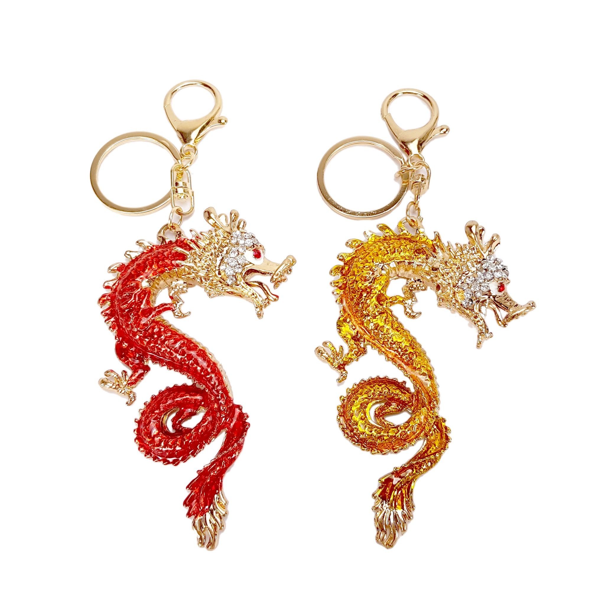 [HCM]Móc Khóa Rồng Bay Đính Đá