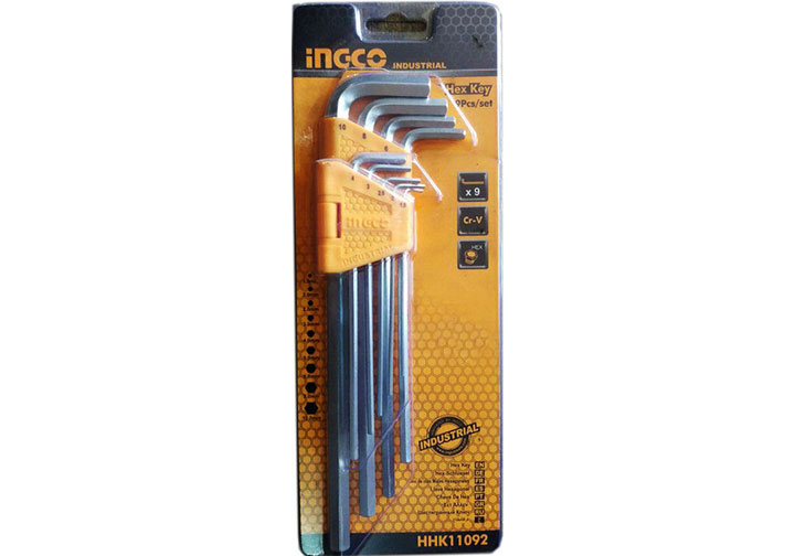 Bộ 9 chìa lục giác ingco hhk11092