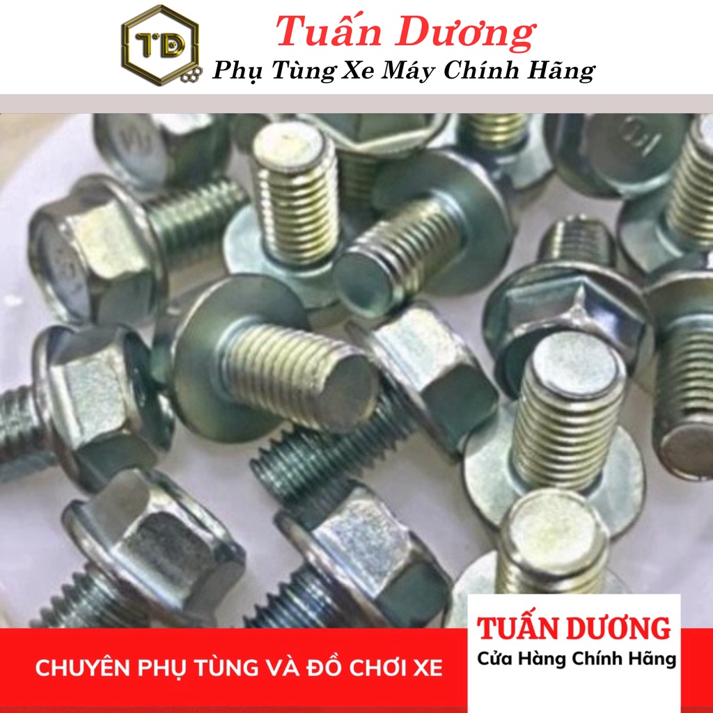 Ốc xả dầu máy-lắp cho dream và wave honda các loại -đẹp như zin 100%