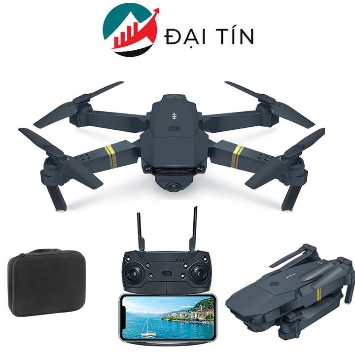 Flycam e58, kết nối trực tiếp smartphone quay phim chụp ảnh hd, tặng túi đựng