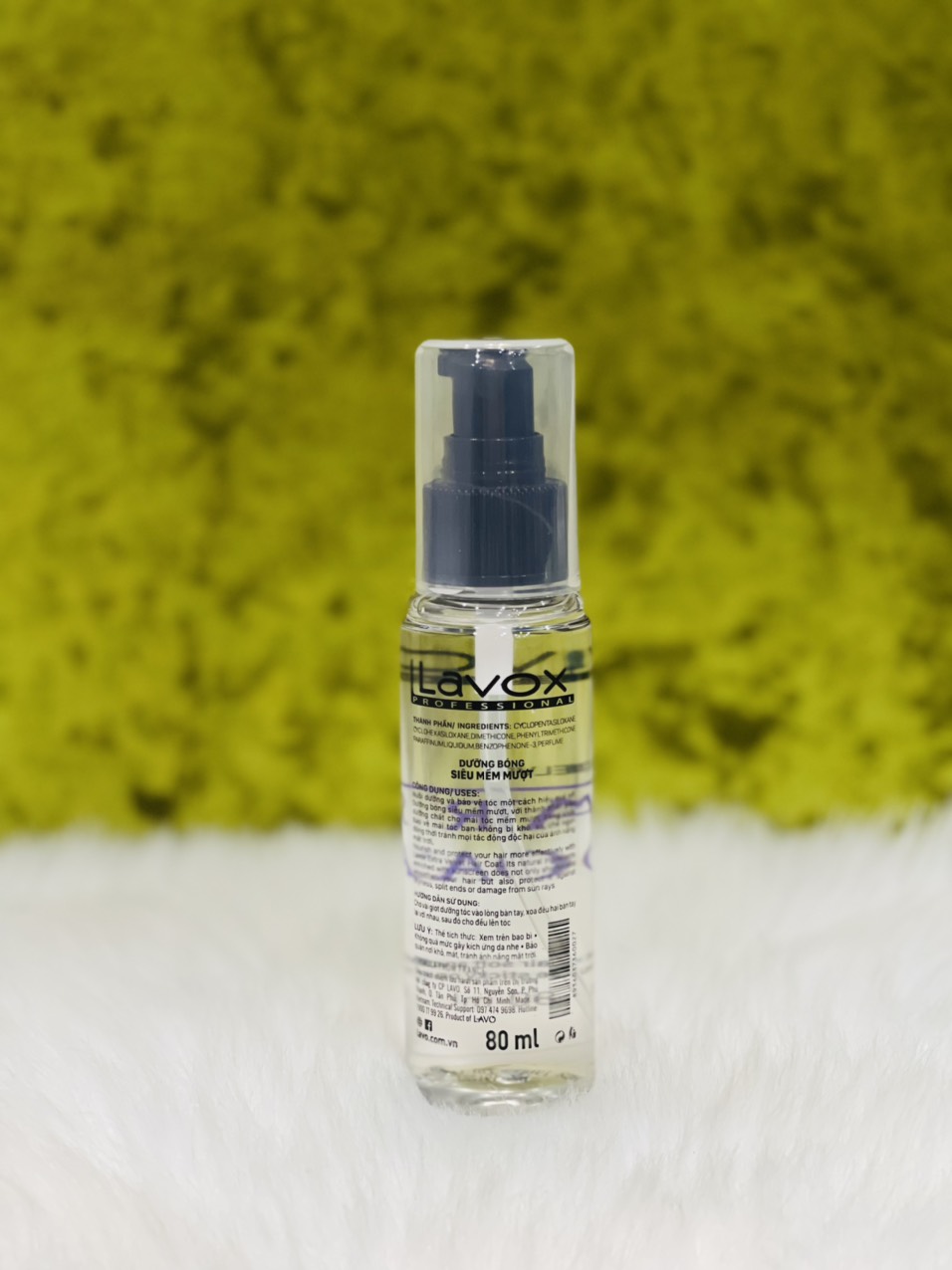 Dầu dưỡng tóc - tinh dầu dưỡng tóc siêu mềm mượt - lavox - 80ml