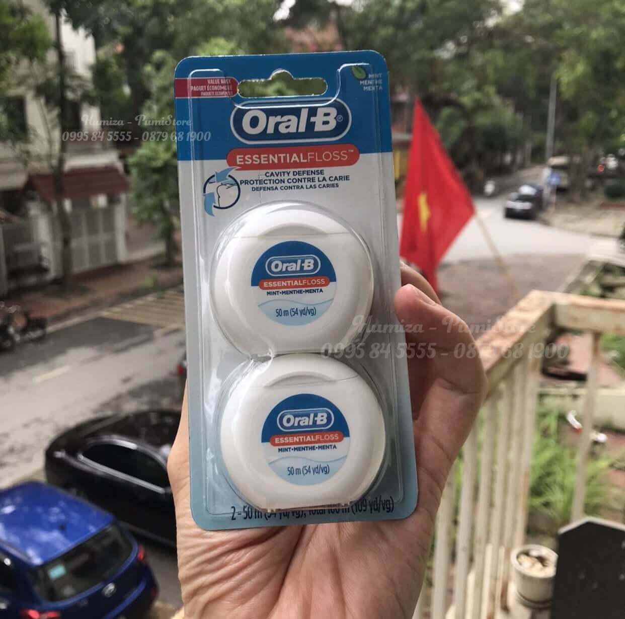Chỉ nha khoa Oral B Essential Floss - Glide hương bạc hà nhập Mỹ