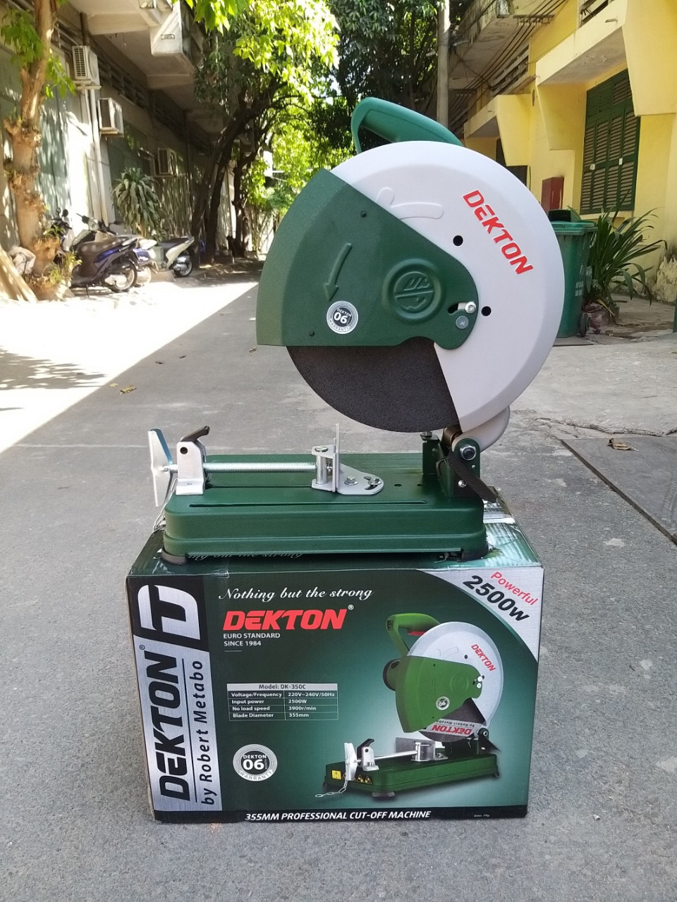 Máy cắt sắt dekton 350c chính hãng