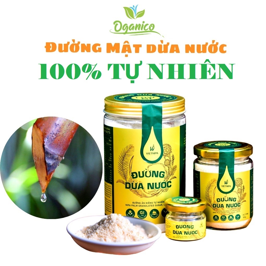 Đường ăn kiêng dành cho người tiểu đường người ăn kiêng giảm cân ăn kiêng keto low carb – Đường dừa nước hữu cơ organic