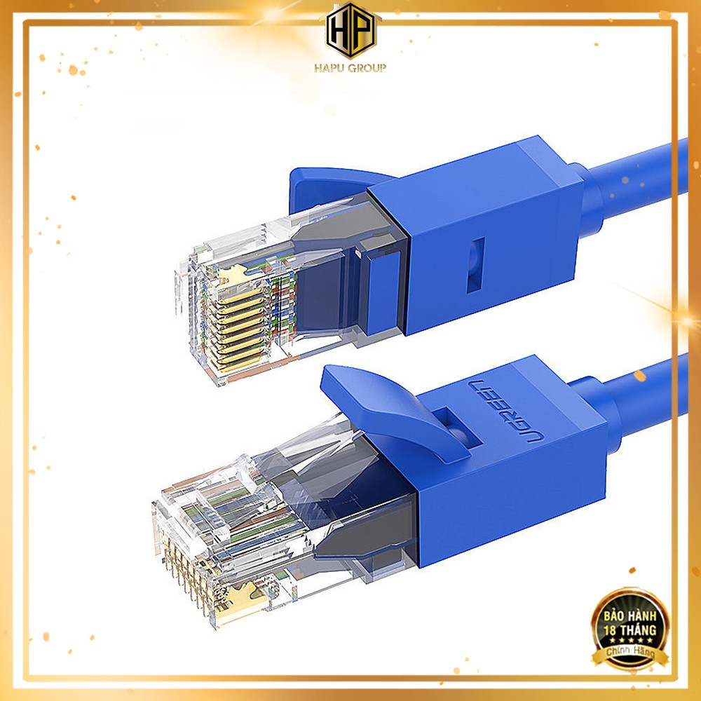 Cáp mạng cat 6 utp nw102 ugreen từ 1 đến 10m chính hãng - hapugroup