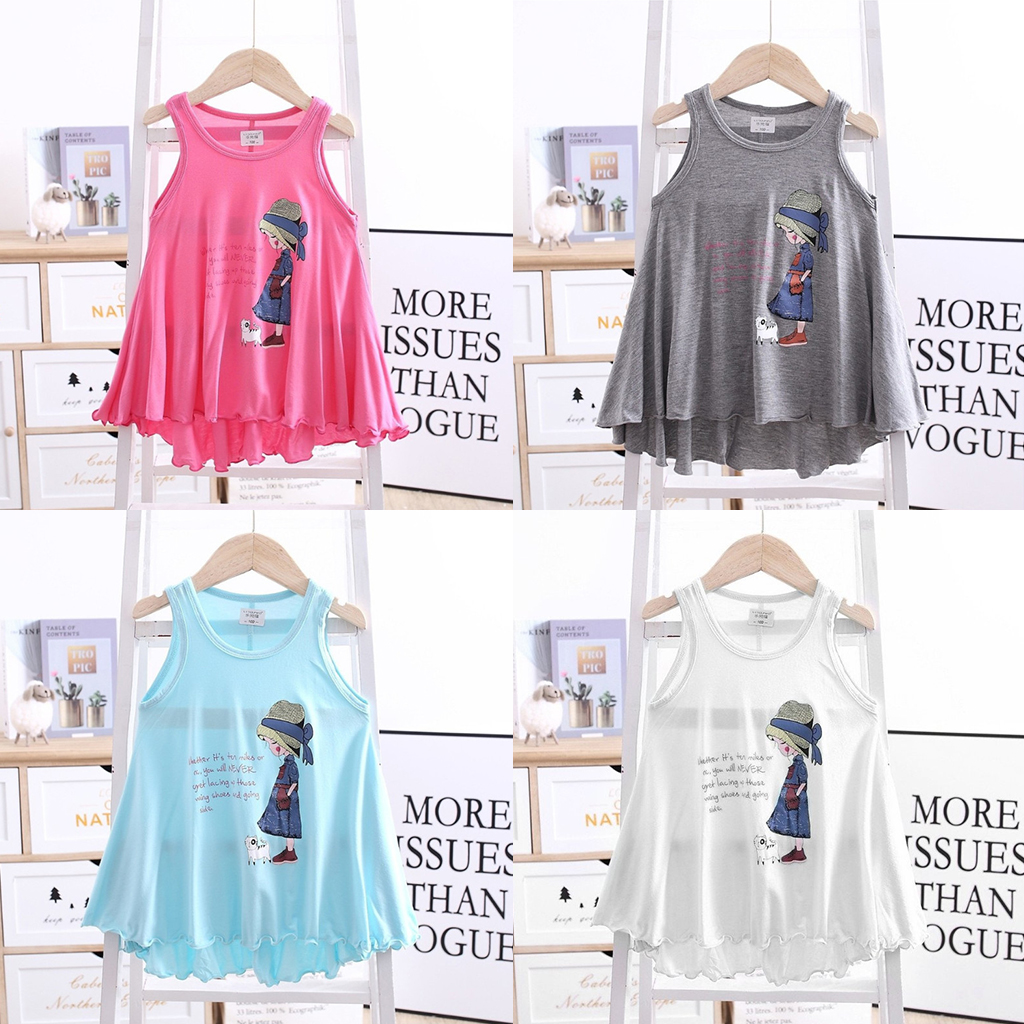 Váy bé gái mặc hè, váy xòe cho bé chất cotton size đại đến 50kg - váy babydoll cô gái