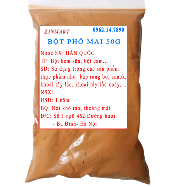 Bột phô mai Hàn Quốc Loại mịn khô 50g