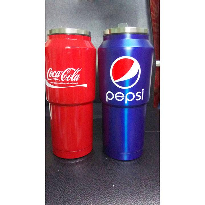 Y giữ nhiệt hình lon nước coca cola, pepsi phiên bản mới