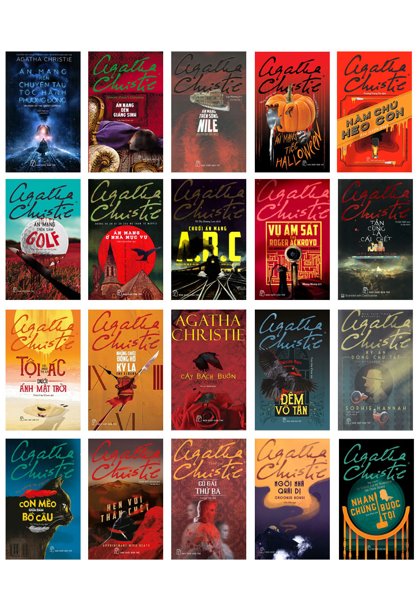 Trọn bộ Truyện của nữ hoàng trinh thám Agatha Christie - NXB Trẻ - (Lẻ,tùy chọn)