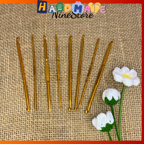 Kim móc kim loại 2 đầu dùng móc các loại len nhiều kích thước_Nine Store