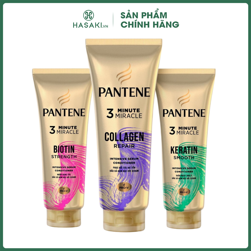 Kem Xả PANTENE Ngăn Rụng Tóc 3 Minute Miracle Hair Fall Control Conditioner 150ml Hasaki Sản phẩm sản phẩm