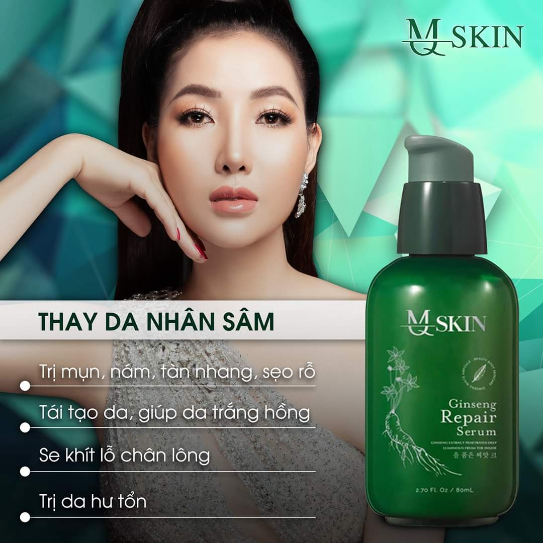Serum tái tạo thay da nhân sâm Mq skin chai 80ml