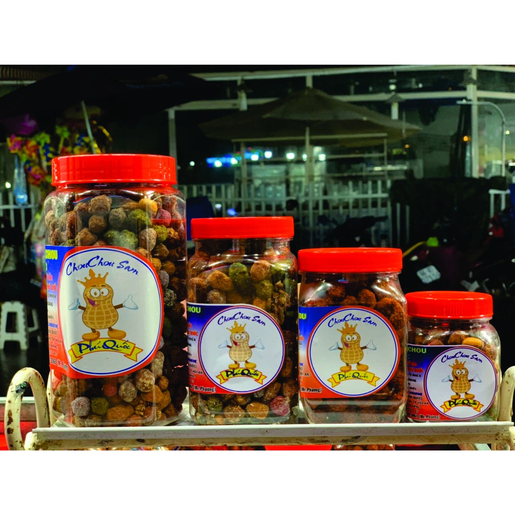 đậu phộng CHOUCHOU PQ mix đủ 30 vị 500gr