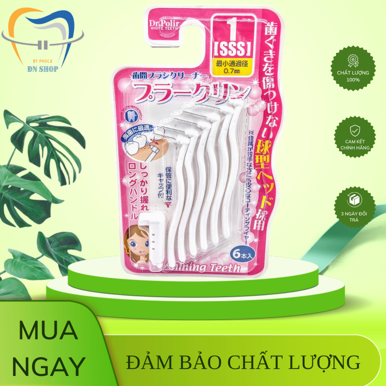 Bàn chải kẻ răng niềng Dr.polir cao cấp