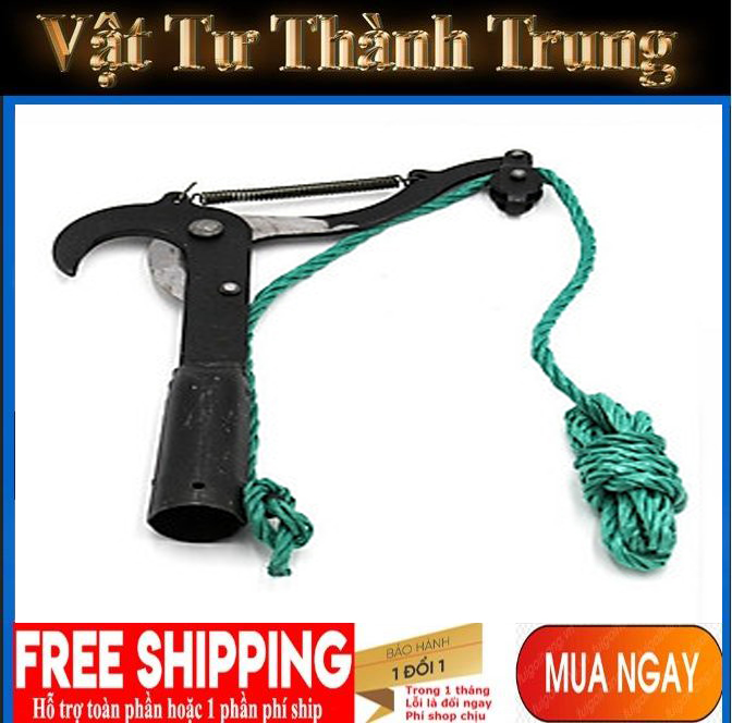 Đầu kéo cắt cành cây trên cao,tỉa cây cảnh,hái hoa quả -màu đen