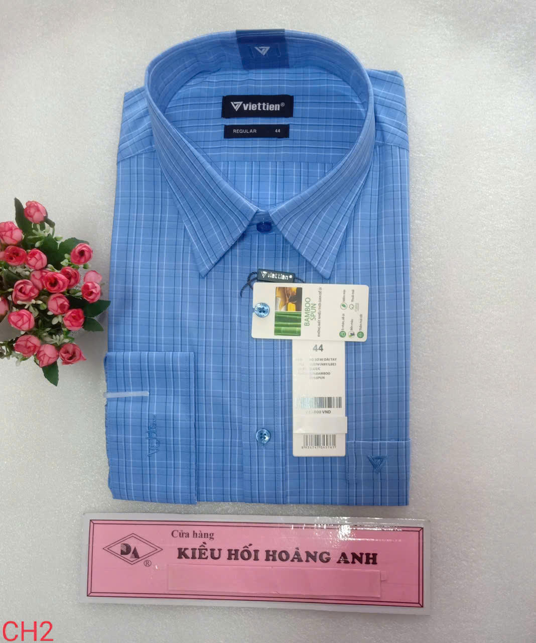Áo Sơ Mi Nam Tay Dài VIETTIEN -KHHA CH2 - 1U0791