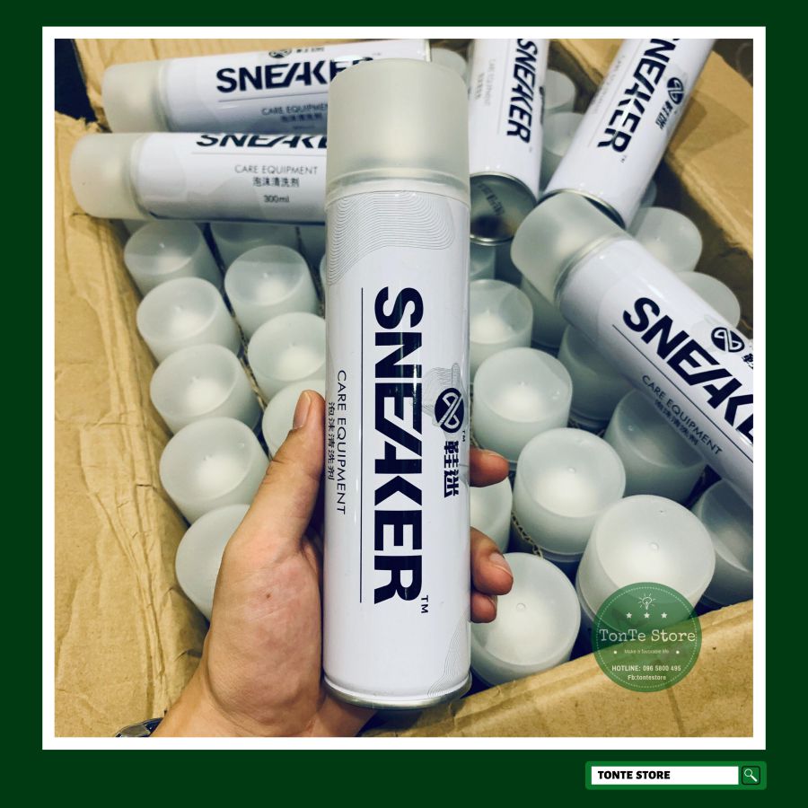 Bọt vệ sinh giày siêu tốc sneaker 300ml botvesinh