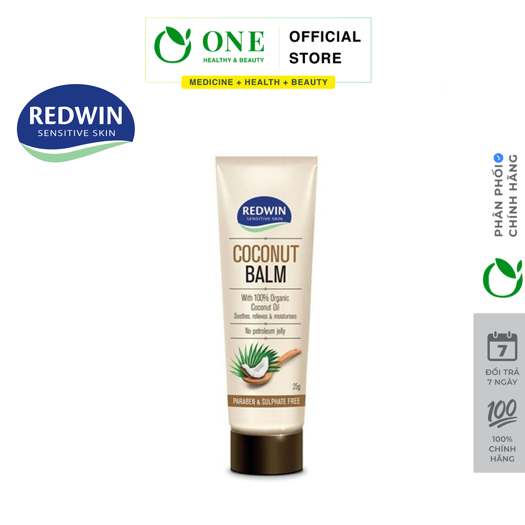 Son dưỡng tinh chất dầu dừa redwin coconut balm 25g