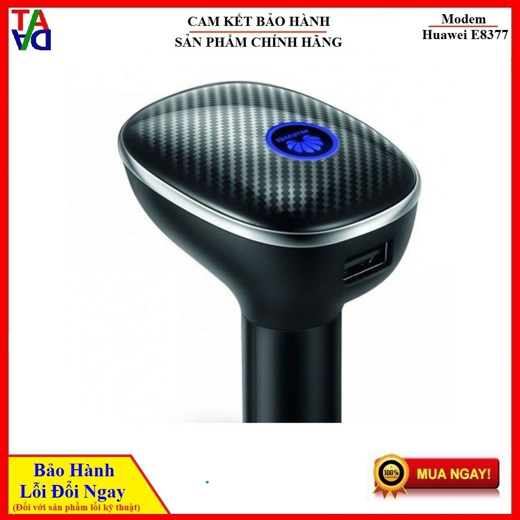 Huawei e8377 - bộ phát wifi 4g - cho xe ô tô - hàng chính hãng - bảo hành 12 tháng