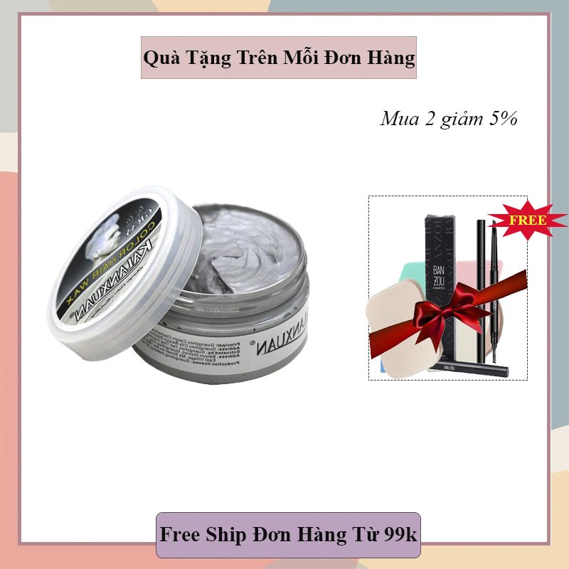 (FREE SHIP TOÀN QUỐC) Sáp Vuốt Tóc Đổi Màu Tạm Thời KALANXUAN 100ml (GIẢM GIÁ CỰC SỐC) lên màu đẹp, dễ dàng tạo kiểu (KHUYẾN MÃI 3 NGÀY)