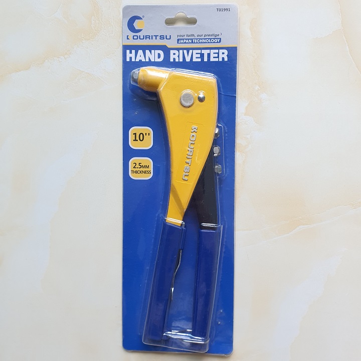 Kìm rút đinh tán rive Nhật Bản Kouritsu 10 inch (25cm), Bảo hành 12 tháng, Kiềm rút đinh, Kềm rút đinh tán, Kìm bấm rive