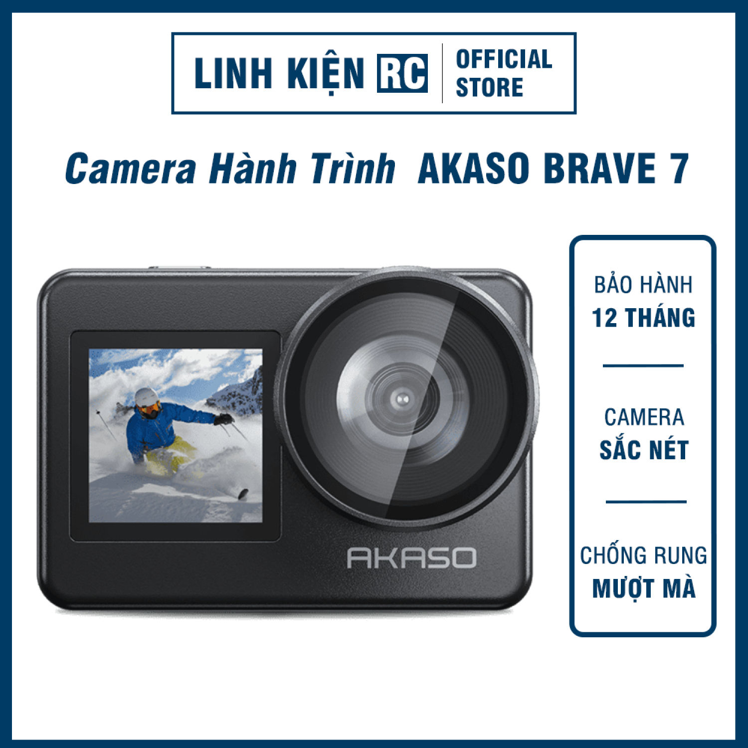 Camera Hành Trình AKASO Brave 7 Camera Action Quay Video 4K Cảm Biến Sony