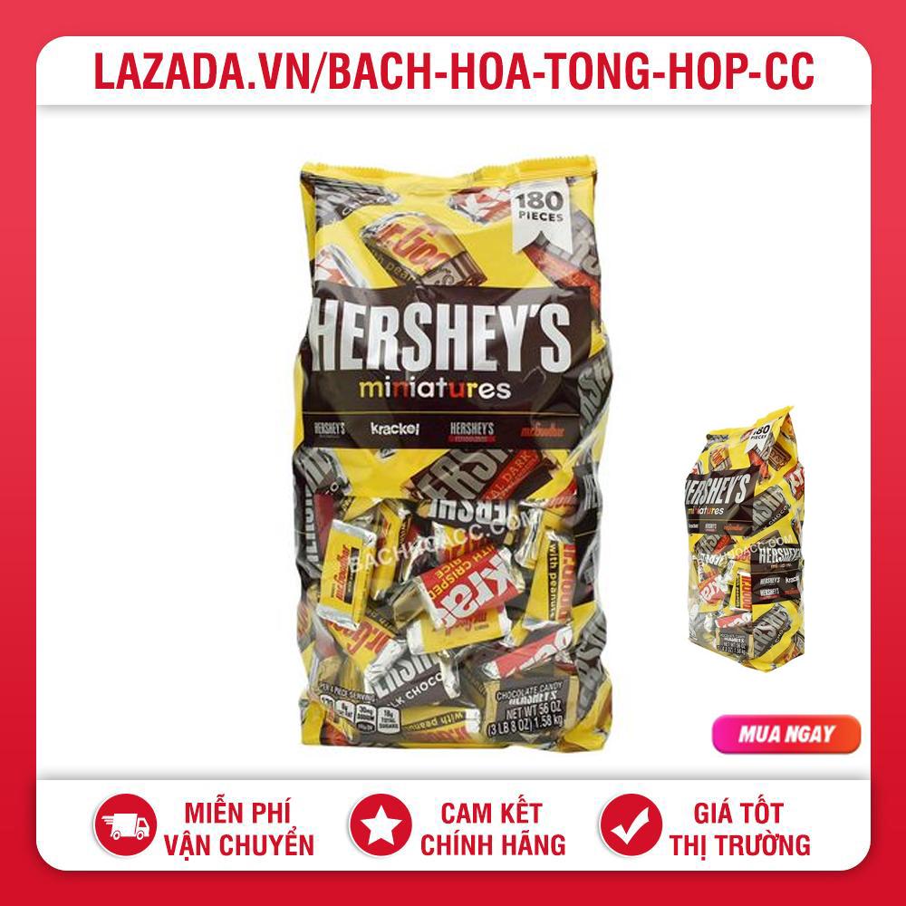 Kẹo chocolate mỹ hershey's miniatures 180 viên 1.58kg