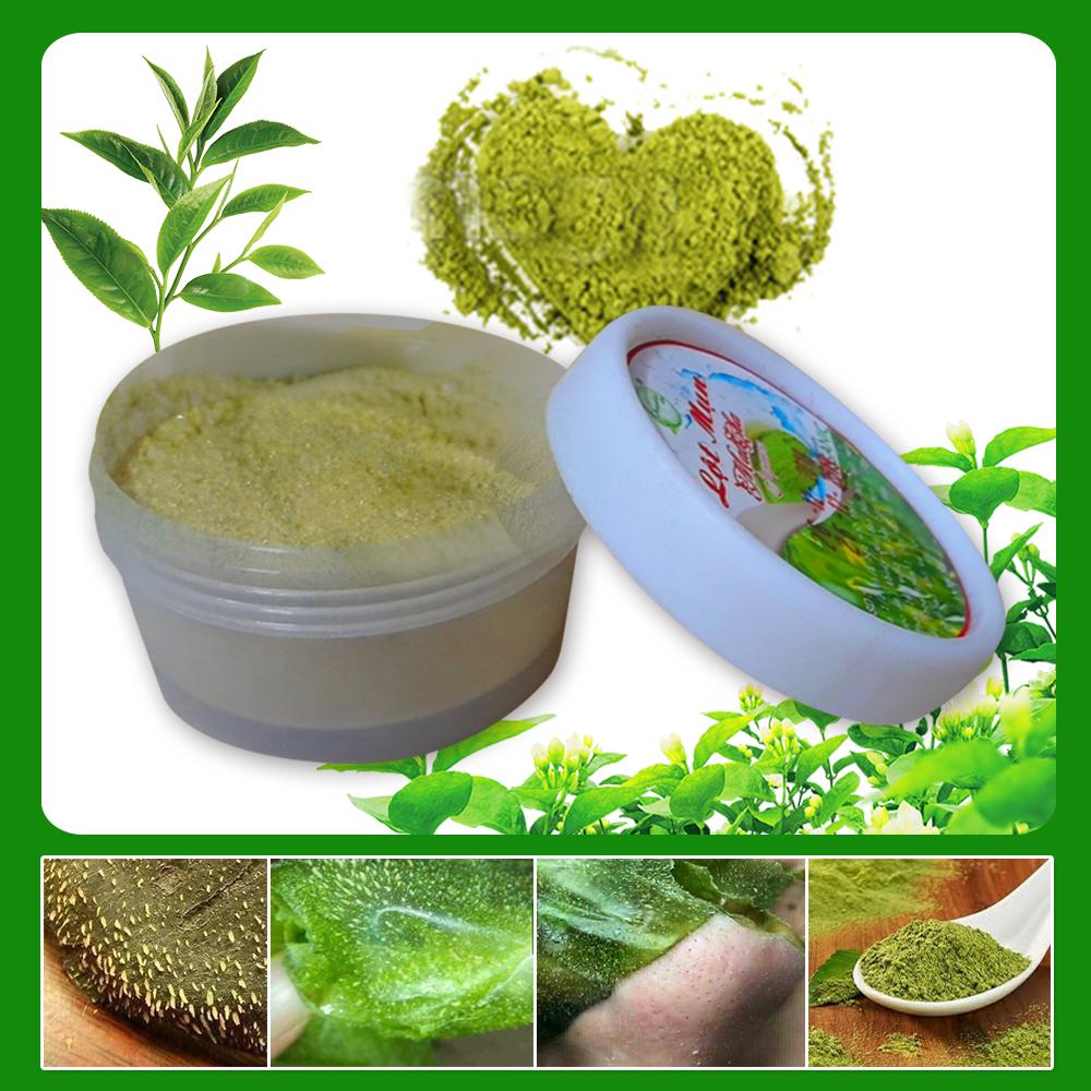 Bột Lột Mụn Cám Mụn Đầu Đen Trà Xanh Matcha 50gr - Henashop