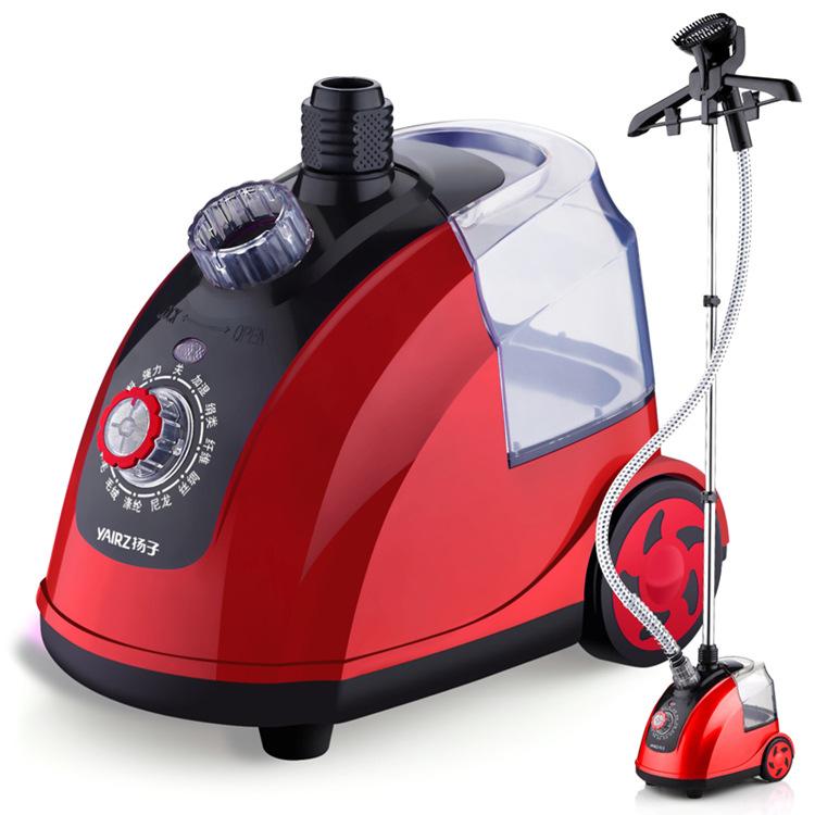 [BẢO HÀNH - UY TÍN] Bàn là cây hơi nước YAIRZ công suất 1800w 1.6L ,bàn ủi hơi nước dạng cây đứng là phẳng quần áo chỉ trong vòng 30s , Bàn là hơi nước , bàn là hơi nước dạng cây , bàn là có bánh xe ( Đen Đỏ )