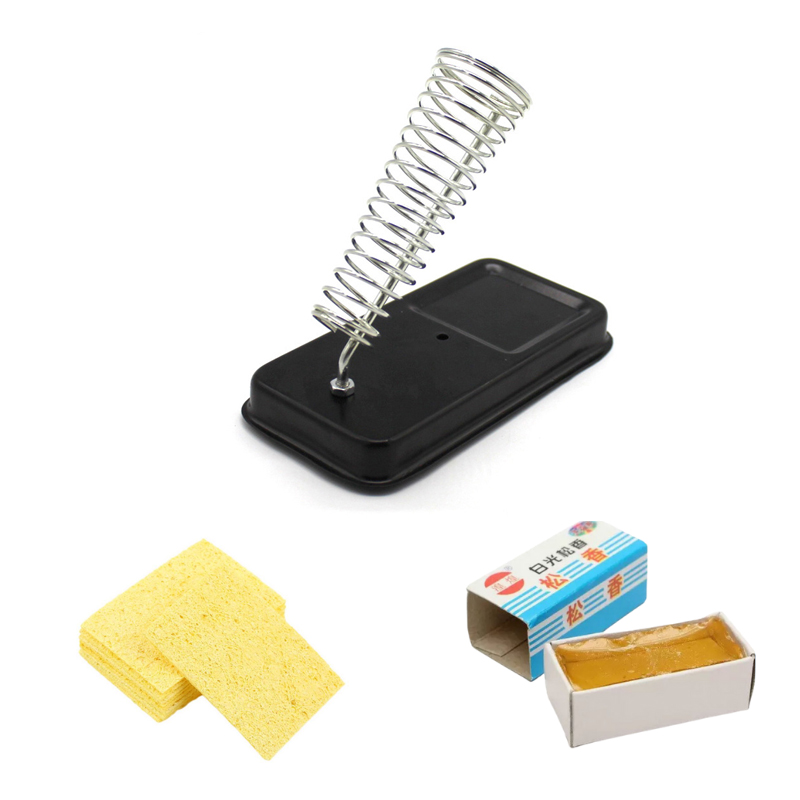 Bộ đế gác mỏ hàn và miếng bọt biển, nhựa thông - ATDTECH