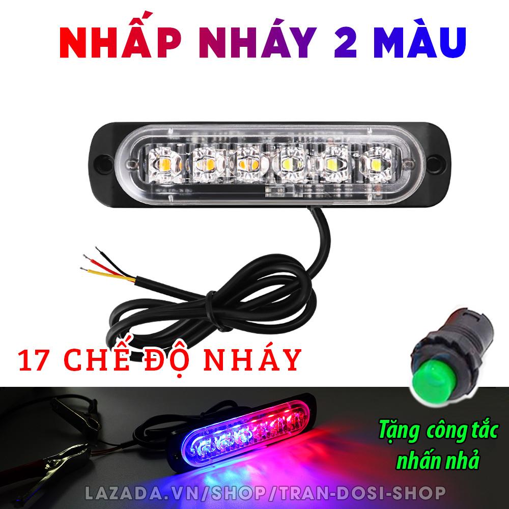 Đèn LED nhấp nháy F1 cao cấp 17 chế độ chớp
