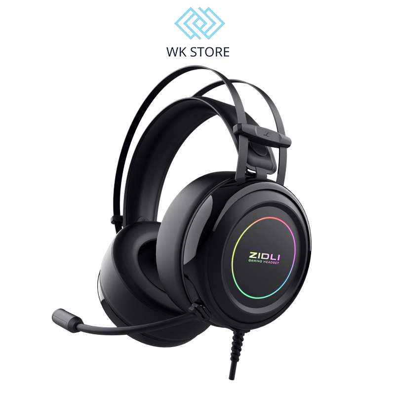 Tai nghe gaming zidli zh7rb – black knight - chính hãng