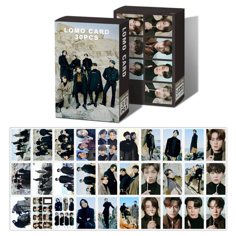 Bộ lomo bts 30 thẻ ảnh