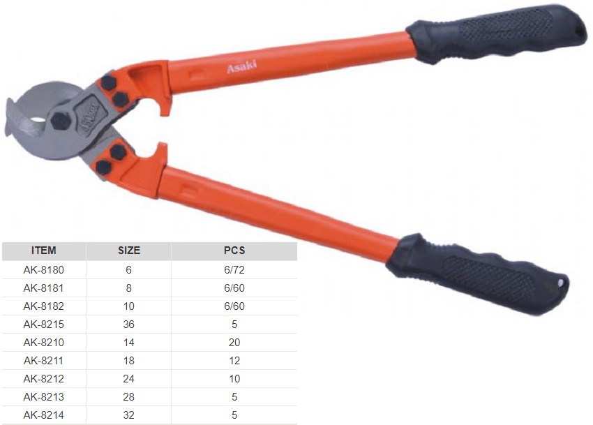 32" kìm cắt cáp asaki ak-8214