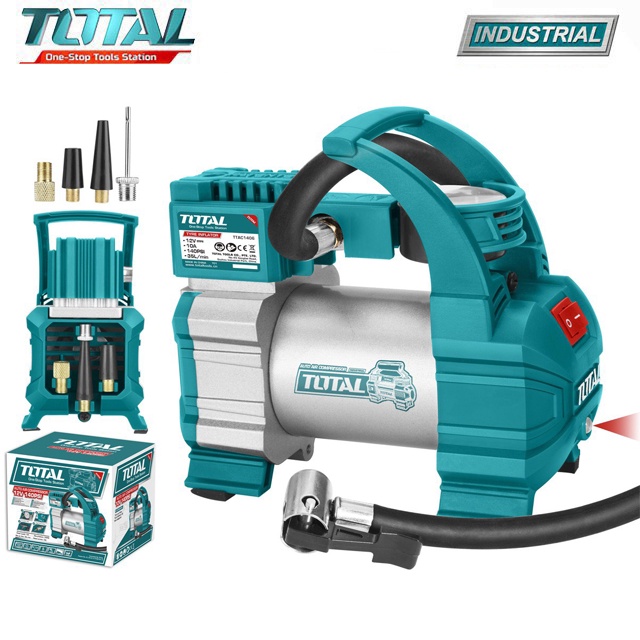 Máy bơm hơi lốp xe ô tô total 12v ttac1406