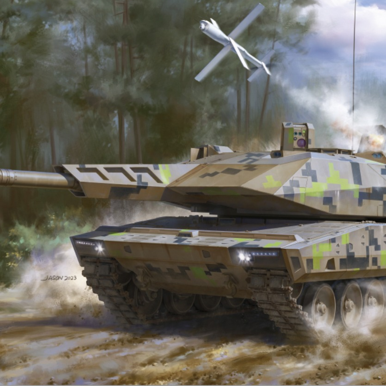 AMUSING HOBBY Bộ kit mô hình xe tăng KF51 Panther Tỷ lệ 1 35 Mô hình Quân