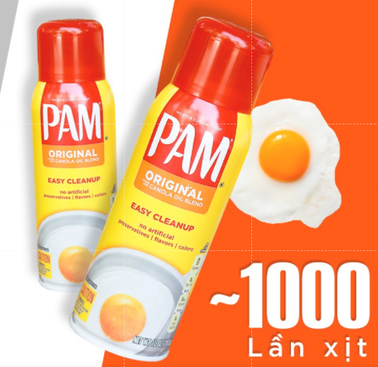Pam original | dầu xịt ăn kiêng - chính hãng tại muscle fitness