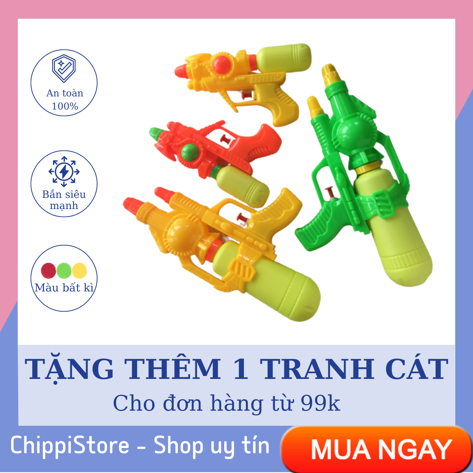 [Ở ĐÂU RẺ HƠN] Đồ chơi bắn nước, máy bắn nước, máy phun nước cỡ lớn và nhỏ siêu bền cho bé vui chơi ngày hè