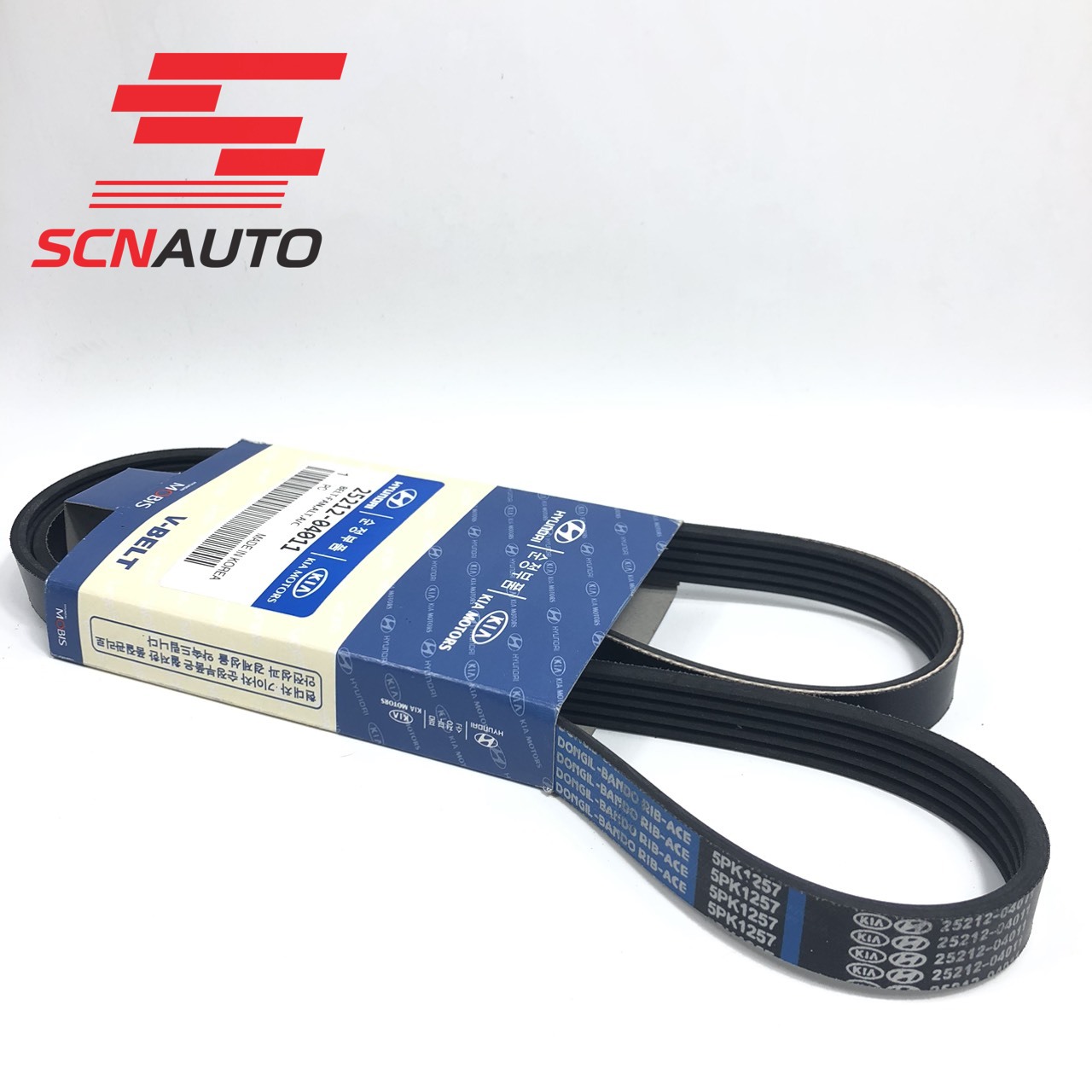Dây curoa tổng, dây đai tổng kia morning 3 máy 1.0, 2012-2021 mã: 2521204011 - 5pk1257