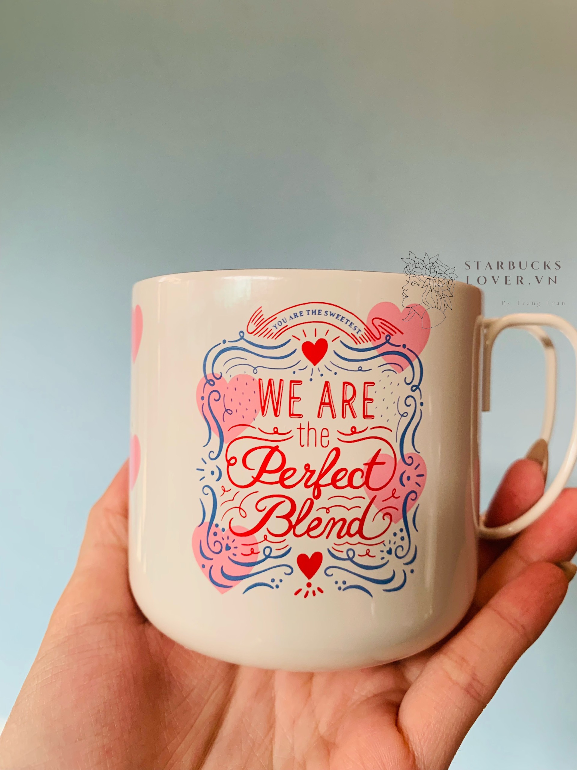 |chính hãng| ly starbucks giữ nhiệt valentine